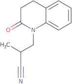 2-Methyl-3-(2-oxo-1,2,3,4-tetrahydroquinolin-1-yl)propanenitrile