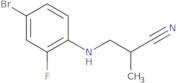 3-[(4-Bromo-2-fluorophenyl)amino]-2-methylpropanenitrile