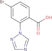 4-Bromo-2-(1H-1,2,4-triazol-1-yl)benzoic acid