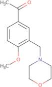 1-[4-Methoxy-3-(morpholin-4-ylmethyl)phenyl]ethan-1-one