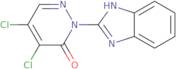 2-(1H-1,3-Benzodiazol-2-yl)-4,5-dichloro-2,3-dihydropyridazin-3-one