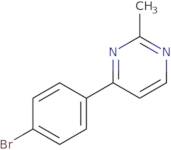 4-(4-Bromophenyl)-2-methylpyrimidine