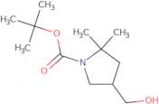 tert-Butyl 4-(hydroxymethyl)-2,2-dimethylpyrrolidine-1-carboxylate