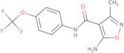 5-Amino-3-methyl-isoxazole-4-carboxylic acid (4-trifluoromethoxy-phenyl)-amide