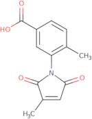 4-Methyl-3-(3-methyl-2,5-dioxo-2,5-dihydro-pyrrol-1-yl)-benzoic acid