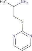 2-[(2-Aminopropyl)sulfanyl]pyrimidine