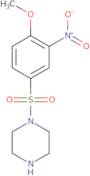 1-(4-Methoxy-3-nitrobenzenesulfonyl)piperazine