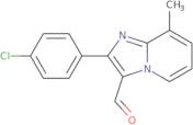 2-(4-Chloro-phenyl)-8-methyl-imidazo[1,2-a]-pyridine-3-carbaldehyde