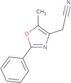 2-(5-Methyl-2-phenyl-1,3-oxazol-4-yl)acetonitrile