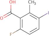 6-Fluoro-3-iodo-2-methylbenzoic acid