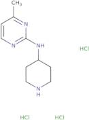 4-Methyl-N-(piperidin-4-yl)pyrimidin-2-amine trihydrochloride