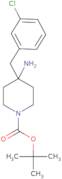 tert-Butyl 4-amino-4-(3-chlorobenzyl)piperidine-1-carboxylate