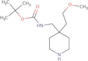 tert-Butyl [4-(2-methoxyethyl)piperidin-4-yl]methylcarbamate