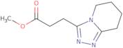 Methyl 3-(5,6,7,8-tetrahydro-[1,2,4]triazolo[4,3-a]pyridin-3-yl)propanoate