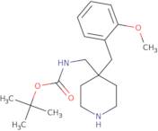 tert-Butyl [4-(2-methoxybenzyl)piperidin-4-yl]methylcarbamate