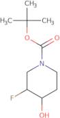 tert-Butyl (3S,4R)-3-fluoro-4-hydroxypiperidine-1-carboxylate