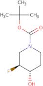 (3S,4S)-1-Boc-3-fluoro-4-hydroxypiperidine ee