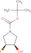 tert-Butyl (3S,4R)-3-fluoro-4-hydroxypyrrolidine-1-carboxylate