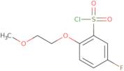 5-Fluoro-2-(2-methoxyethoxy)benzene-1-sulfonyl chloride