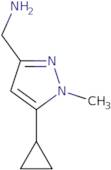 (5-Cyclopropyl-1-methyl-1H-pyrazol-3-yl)methanamine