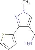 (1-Methyl-3-(thiophen-2-yl)-1H-pyrazol-4-yl)methanamine