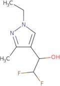 1-(1-Ethyl-3-methyl-1H-pyrazol-4-yl)-2,2-difluoroethan-1-ol