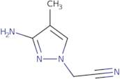 2-(3-Amino-4-methyl-1H-pyrazol-1-yl)acetonitrile