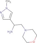 1-(1-Methyl-1H-pyrazol-4-yl)-2-(morpholin-4-yl)ethan-1-amine