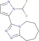 1-(Difluoromethyl)-5-{5H,6H,7H,8H,9H-[1,2,4]triazolo[4,3-a]azepin-3-yl}-1H-pyrazole