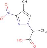 2-(4-Methyl-3-nitro-1H-pyrazol-1-yl)propanoic acid