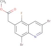 Methyl 2-(3,8-dibromo-5-fluoroquinolin-6-yl)acetate