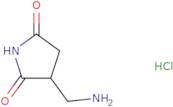 3-(Aminomethyl)pyrrolidine-2,5-dione hydrochloride