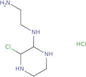 N1-(3-Chloropiperazin-2-yl)ethane-1,2-diamine hydrochloride