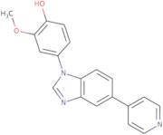 2-Methoxy-4-(5-(pyridin-4-yl)-1H-benzo[D]imidazol-1-yl)phenol