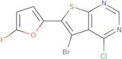 5-Bromo-4-chloro-6-(5-fluorofuran-2-yl)thieno[2,3-d]pyrimidine