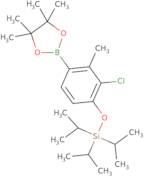 [2-Chloro-3-methyl-4-(4,4,5,5-tetramethyl-1,3,2-dioxaborolan-2-yl)phenoxy]triisopropylsilane