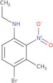 4-Bromo-N-ethyl-3-methyl-2-nitroaniline