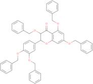 (2R,3R)-2-[3,4-Bis(phenylmethoxy)phenyl]-2,3-dihydro-3,5,7-tris(phenylmethoxy)-4H-1-benzopyran-4-o…