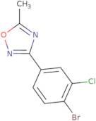 3-(4-Bromo-3-chlorophenyl)-5-methyl-1,2,4-oxadiazole
