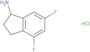 4,6-Difluoro-2,3-dihydro-1H-inden-1-amine hydrochloride