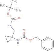 benzyl n-[1-({[(tert-butoxy)carbonyl]aminomethyl)cyclopropyl]carbamate