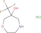 6-(Trifluoromethyl)-1,4-oxazepan-6-ol hydrochloride