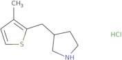 3-((3-Methylthiophen-2-yl)methyl)pyrrolidine hydrochloride