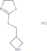 2-((Azetidin-3-ylmethyl)thio)-4,5-dihydrothiazole hydrochloride