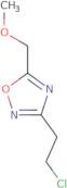 3-(2-Chloroethyl)-5-(methoxymethyl)-1,2,4-oxadiazole