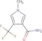 1-Methyl-4-(trifluoromethyl)-1H-pyrrole-3-carboxamide