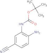 tert-Butyl N-(2-amino-5-cyanophenyl)carbamate
