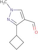 3-Cyclobutyl-1-methyl-1H-pyrazole-4-carbaldehyde