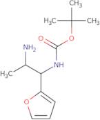 tert-Butyl N-[2-amino-1-(furan-2-yl)propyl]carbamate