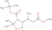 tert-Butyl 4-(4-methoxy-4-oxobutan-2-yl)-2,2-dimethyl-1,3-oxazolidine-3-carboxylate